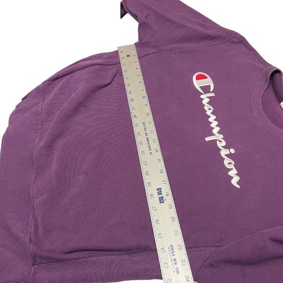 Vintage Champion Men’s L Reverse Weave Sweatshirt Streetwear Script Logo Spring - Picture 2 of 9